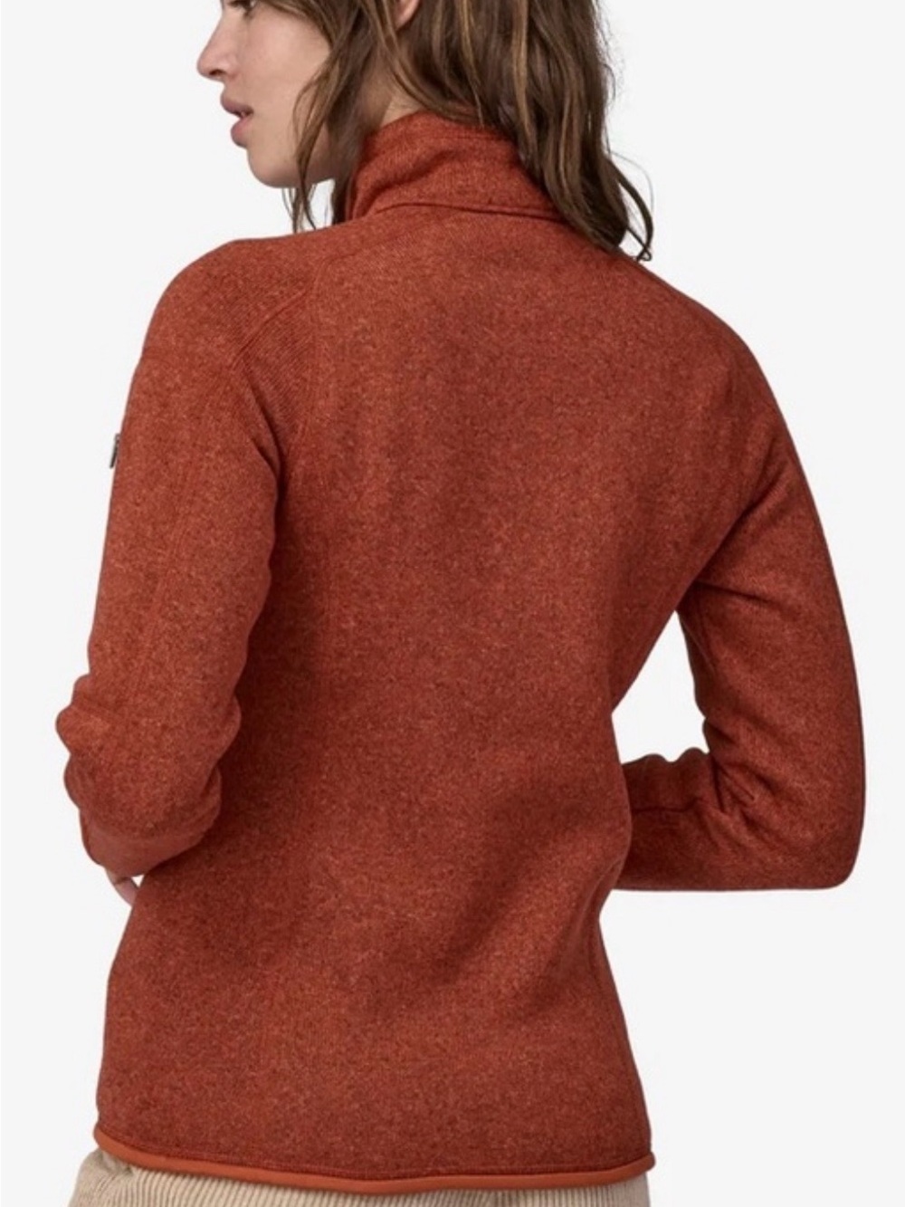 Patagonia womens Better Sweater Jacket Full-Zip Burnt Orange - Picture 2 of 6